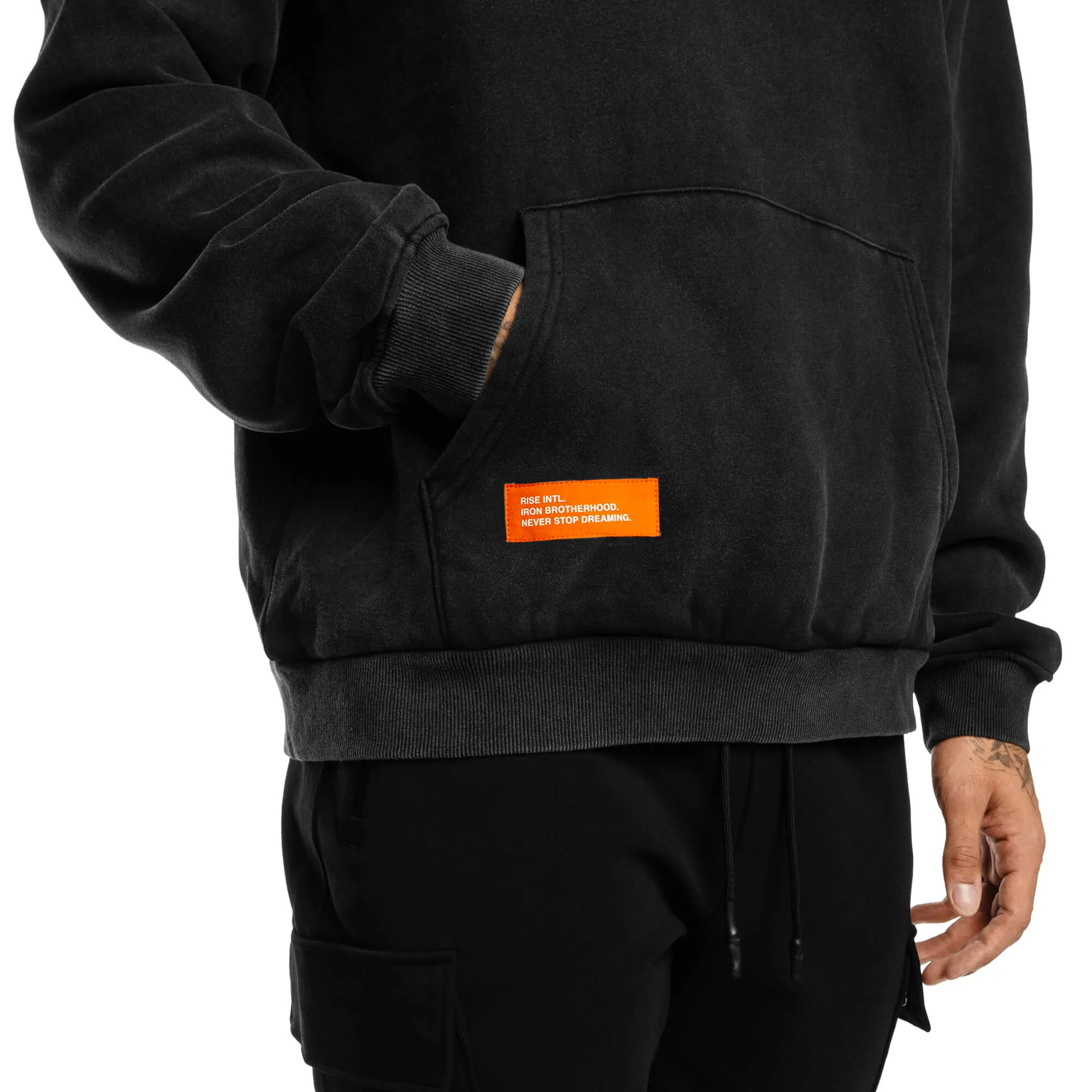 24/7 Oversized Hoodie - Black