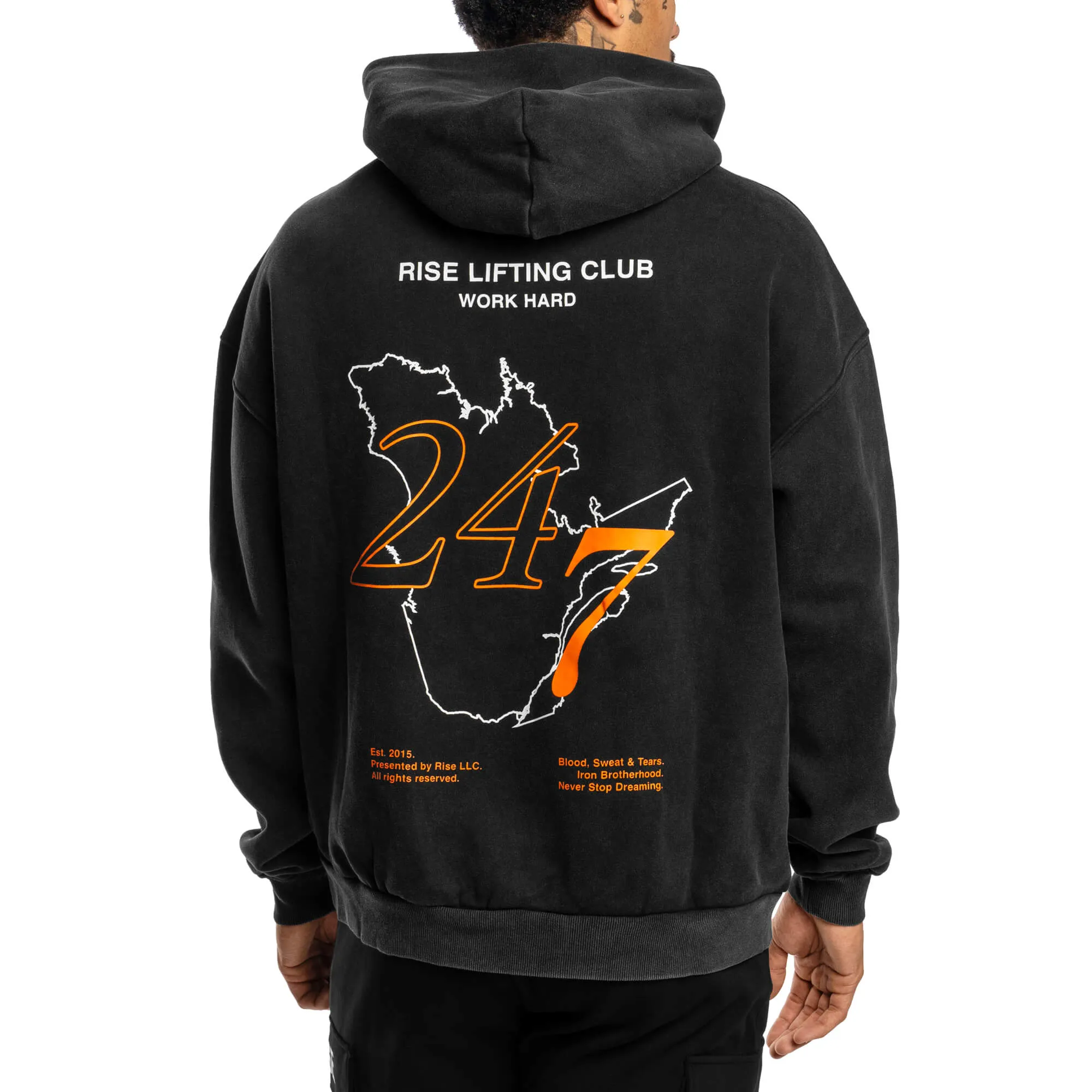 24/7 Oversized Hoodie - Black