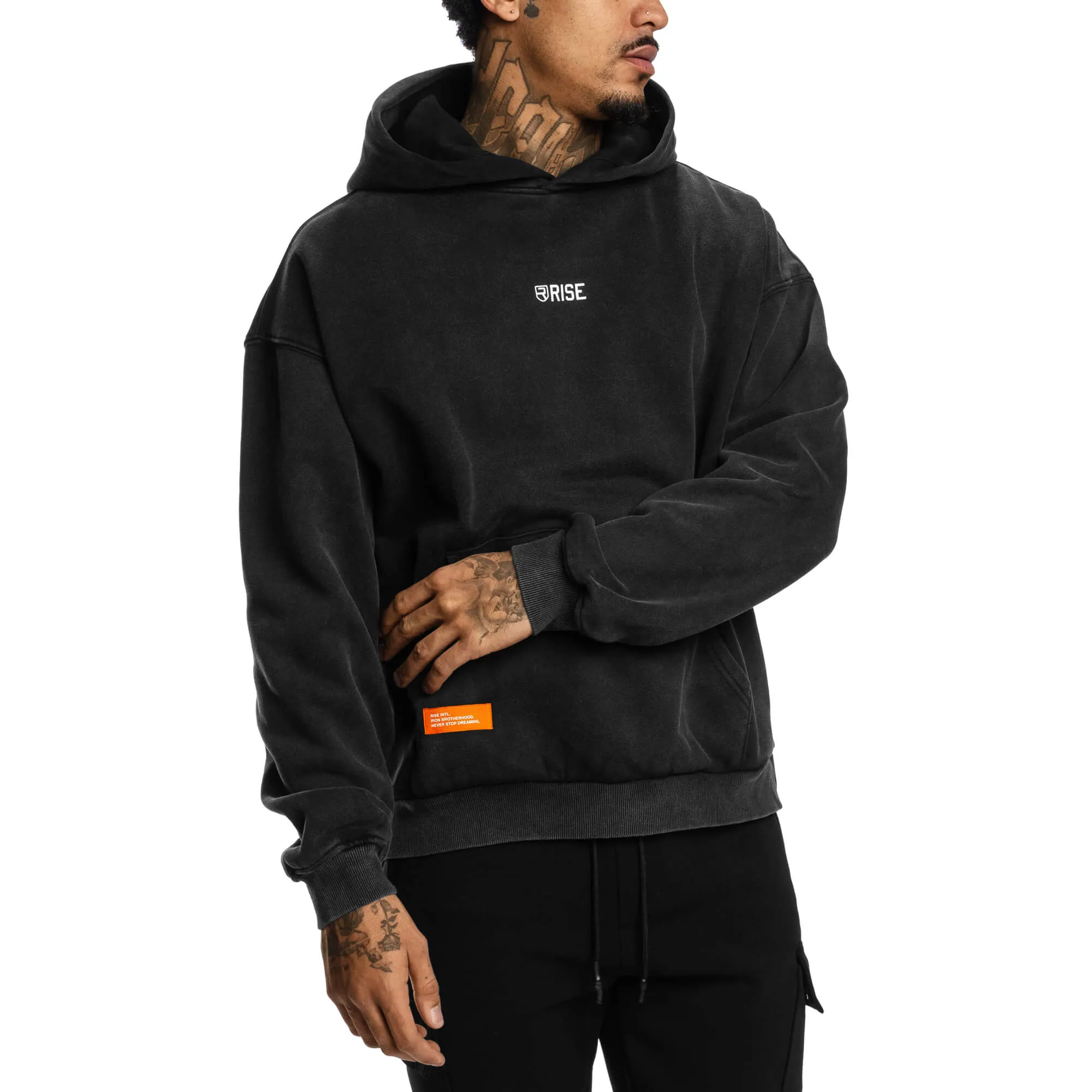 24/7 Oversized Hoodie - Black