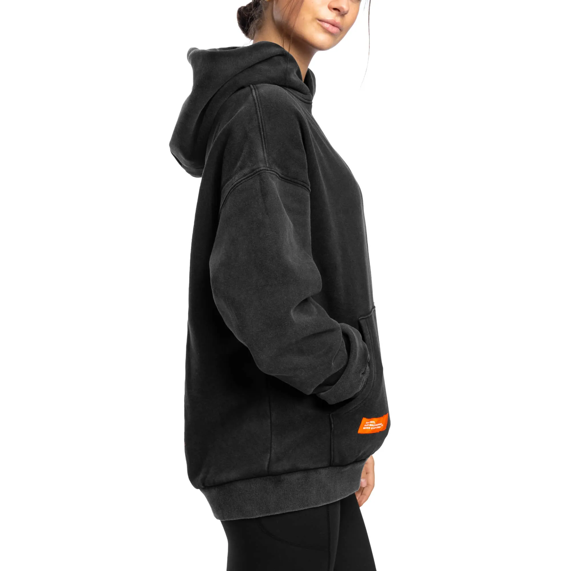 24/7 Oversized Hoodie - Black