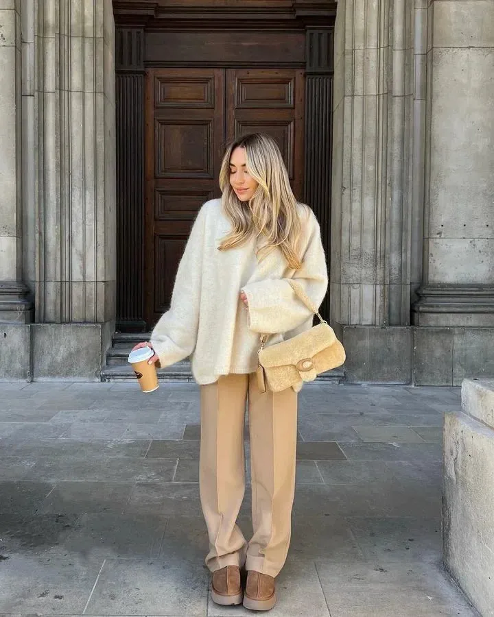 Cozy Oversized Knit Sweater – Effortless Elegance & Warmth