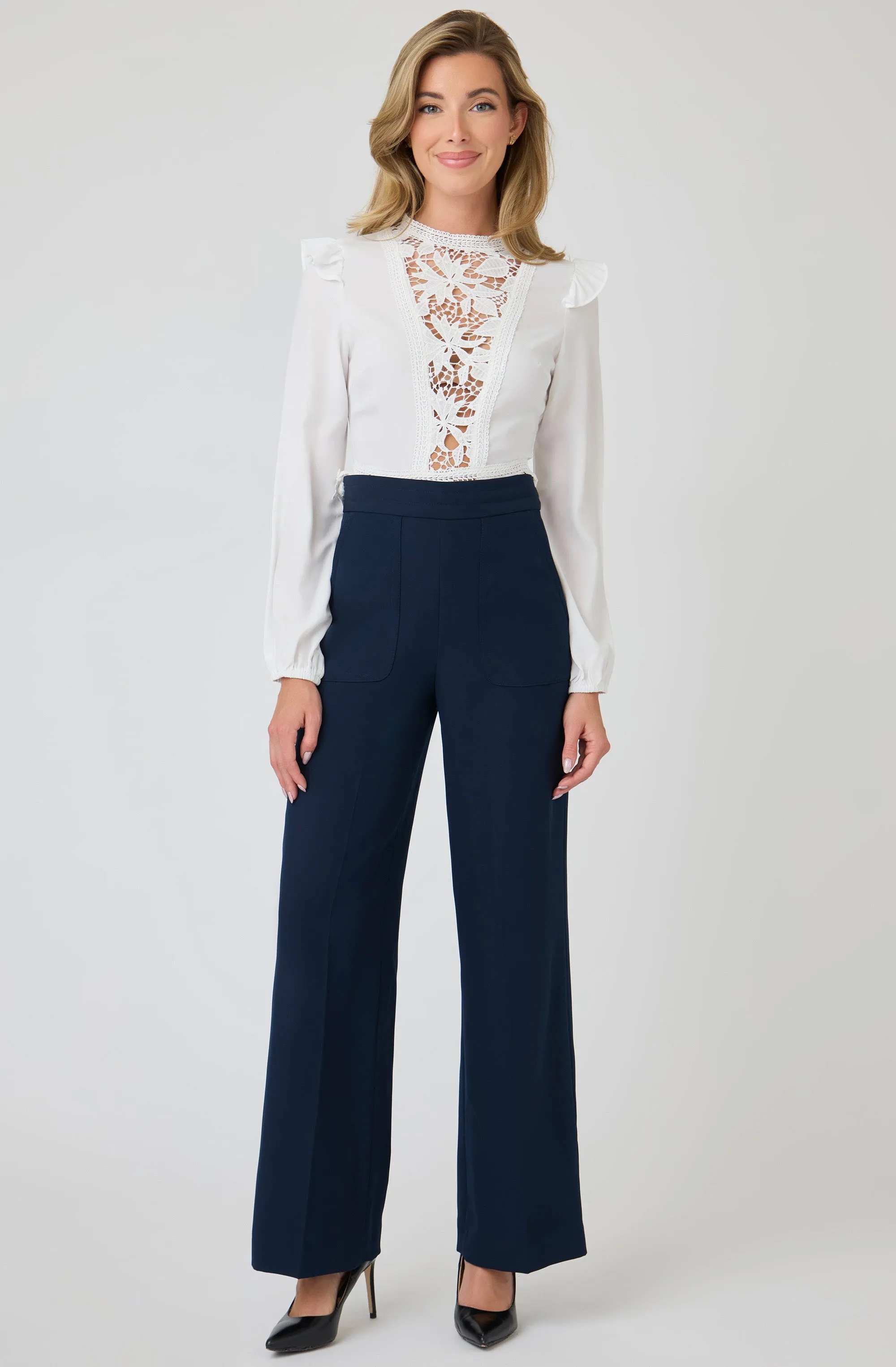 Embroidered Lace Blouse