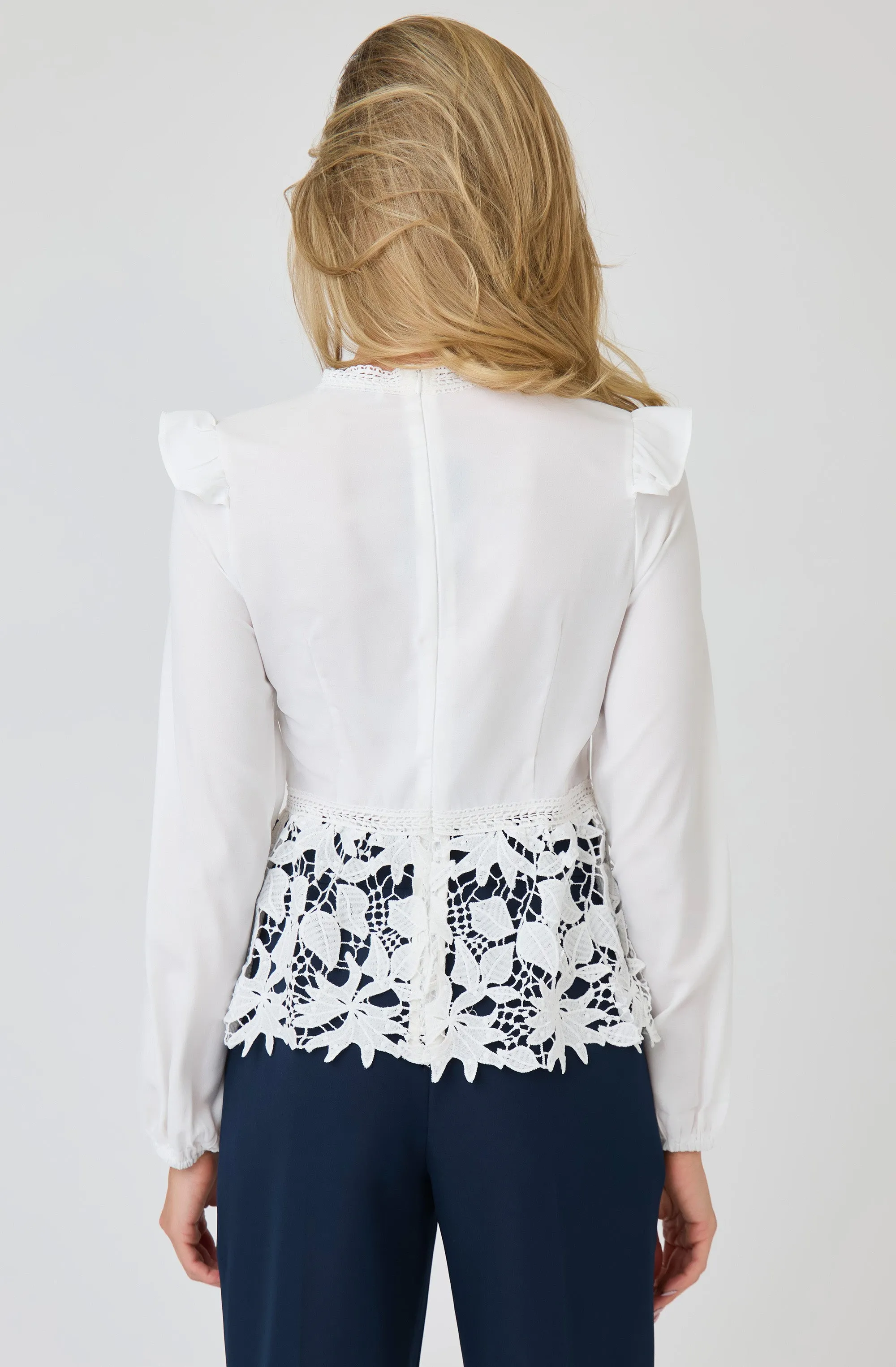 Embroidered Lace Blouse