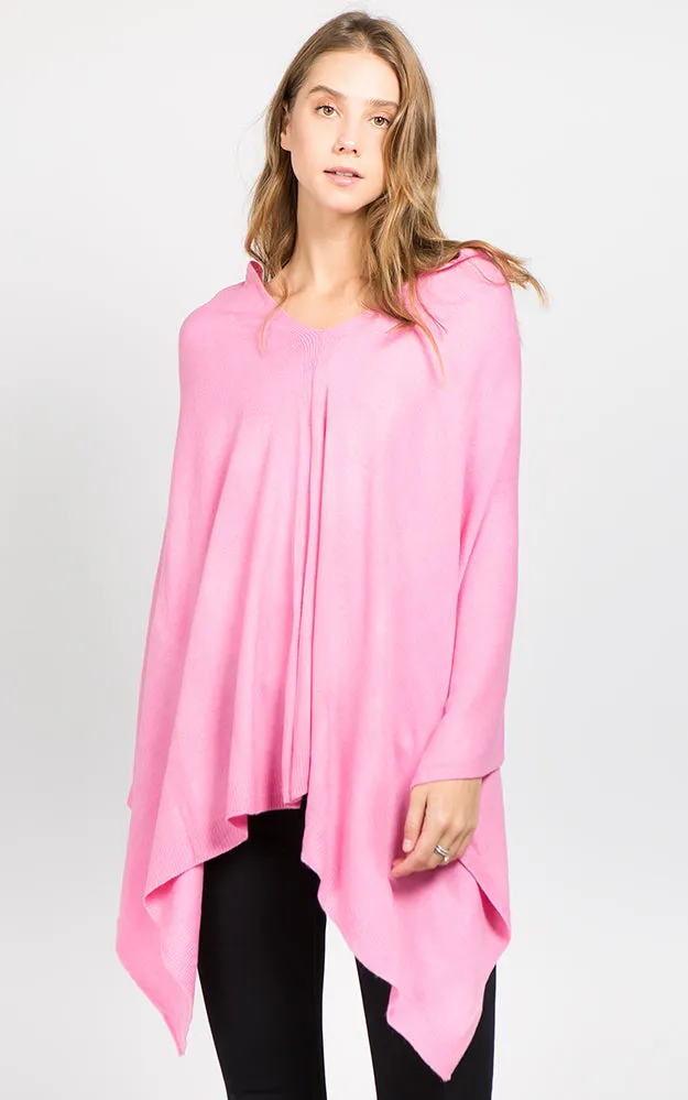 PA8672 Solid Color Basic High Quality Poncho (Color M to Z)
