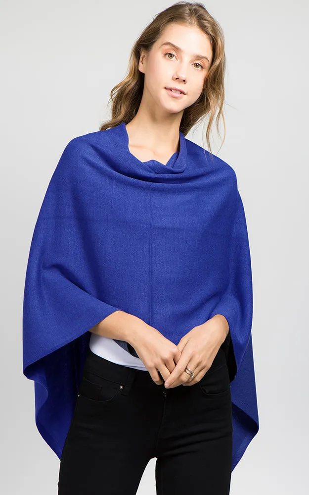 PA8672 Solid Color Basic High Quality Poncho (Color M to Z)