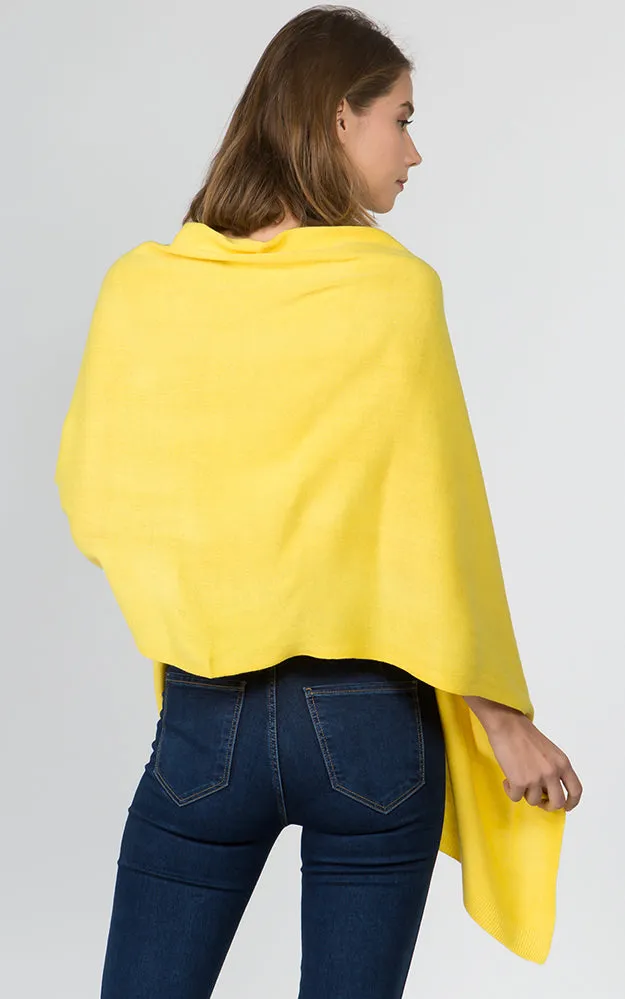 PA8672 Solid Color Basic High Quality Poncho (Color M to Z)