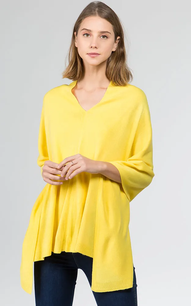 PA8672 Solid Color Basic High Quality Poncho (Color M to Z)