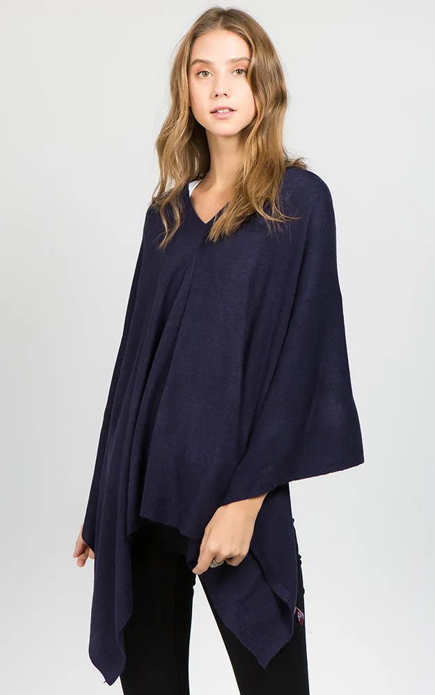 PA8672 Solid Color Basic High Quality Poncho (Color M to Z)