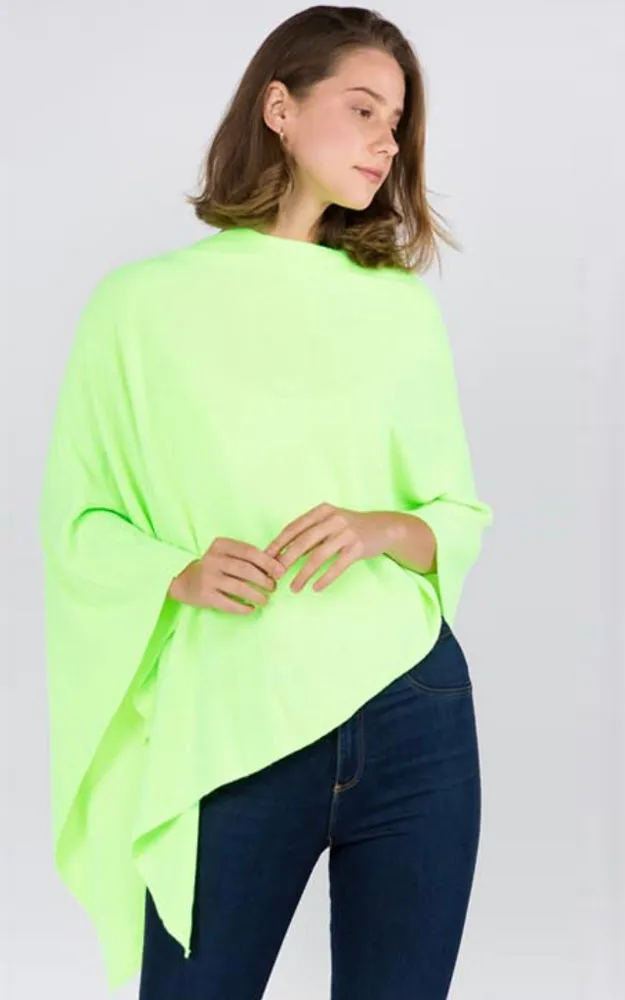PA8672 Solid Color Basic High Quality Poncho (Color M to Z)