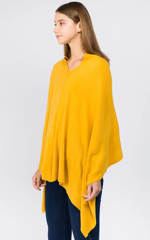 PA8672 Solid Color Basic High Quality Poncho (Color M to Z)