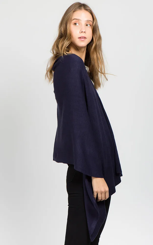 PA8672 Solid Color Basic High Quality Poncho (Color M to Z)