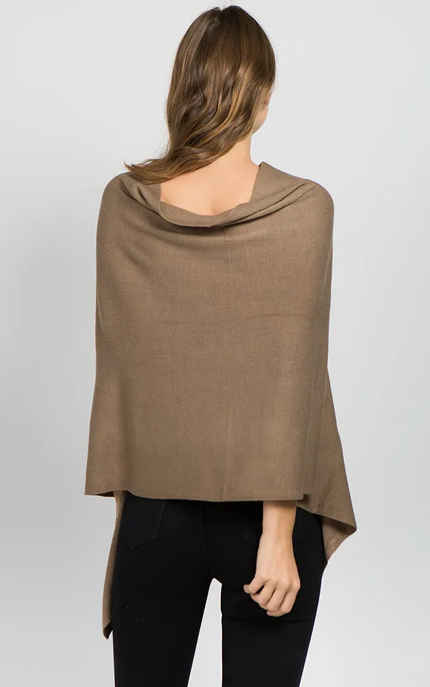 PA8672 Solid Color Basic High Quality Poncho (Color M to Z)
