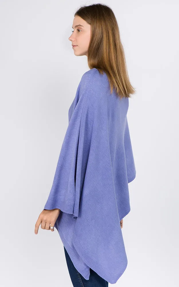 PA8672 Solid Color Basic High Quality Poncho (Color M to Z)