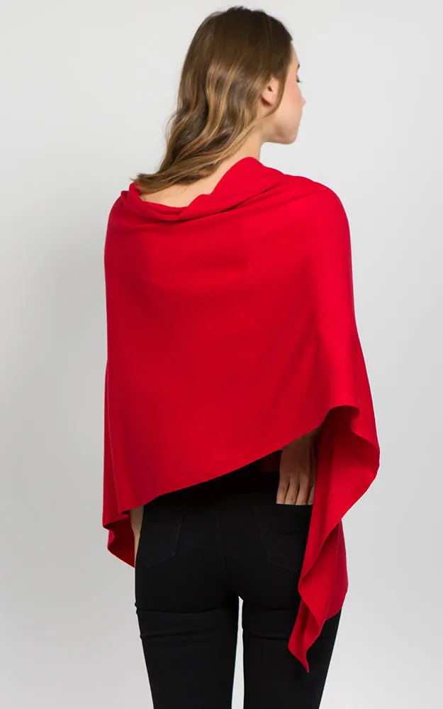 PA8672 Solid Color Basic High Quality Poncho (Color M to Z)