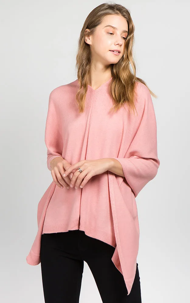 PA8672 Solid Color Basic High Quality Poncho (Color M to Z)