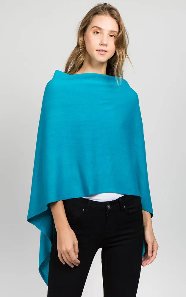 PA8672 Solid Color Basic High Quality Poncho (Color M to Z)