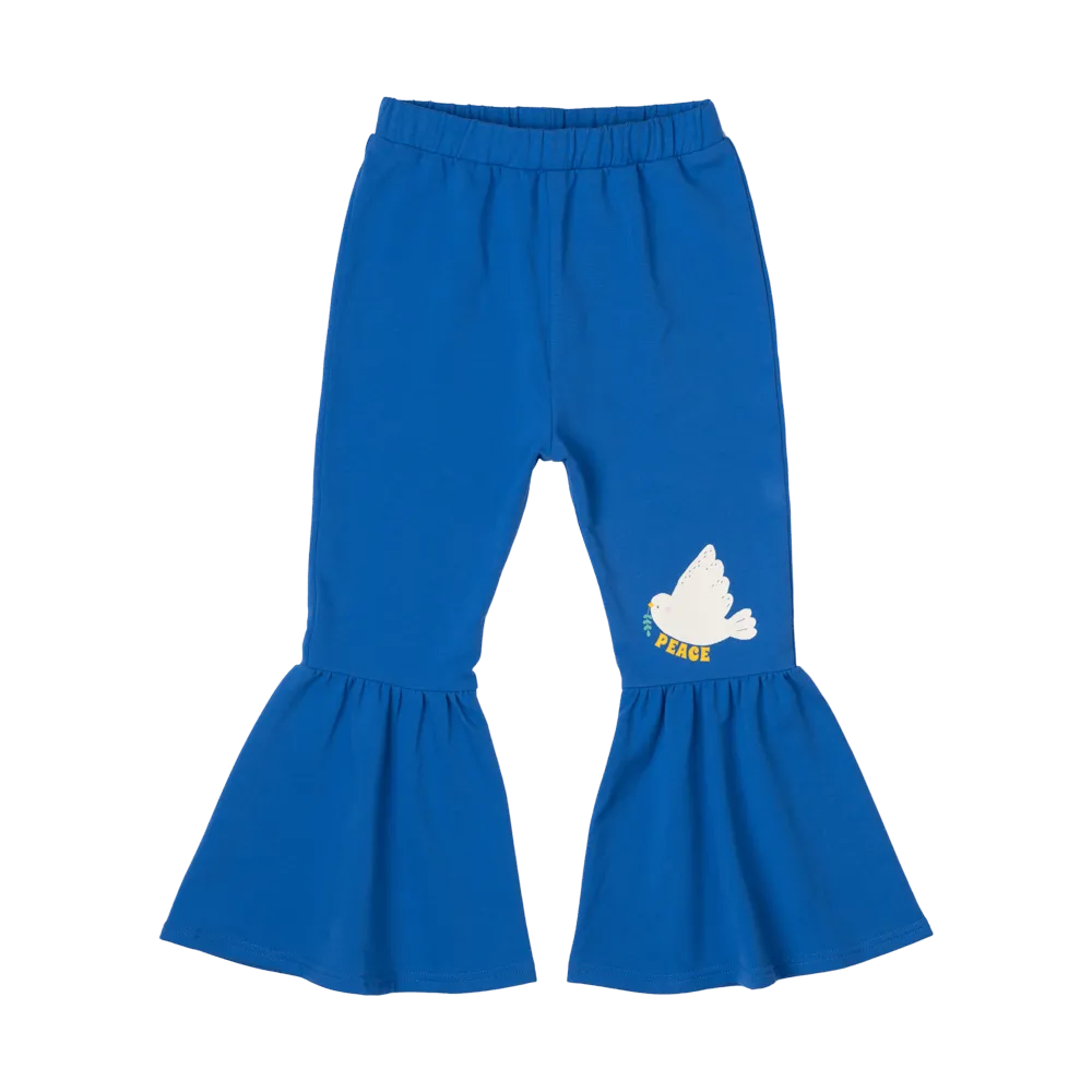 Rock Your Baby Peace Dove Flared Trackies