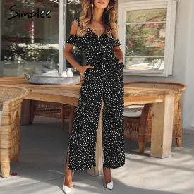 Simplee Sexy polka dot women
