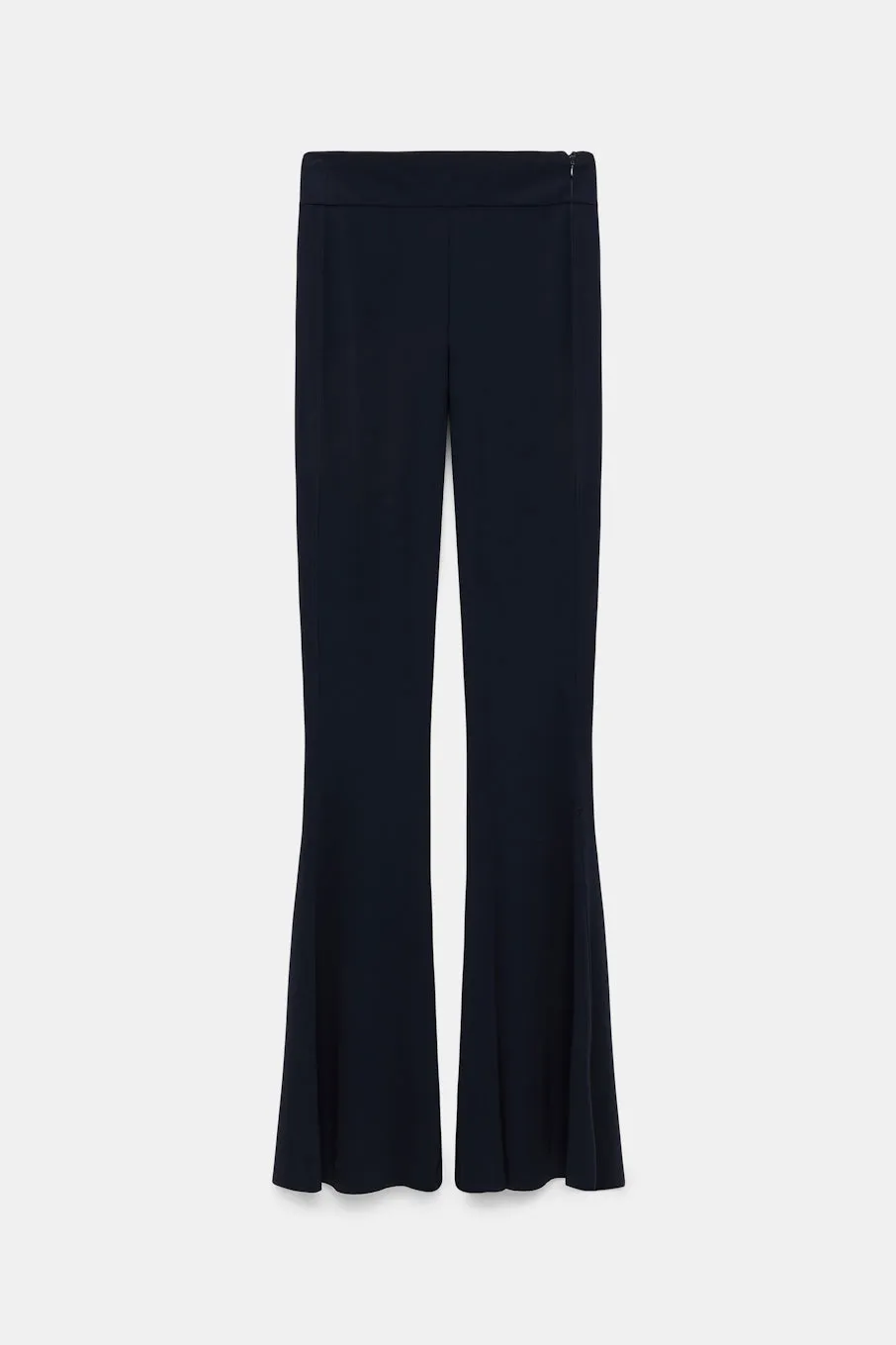 Slim Pants with Flare deep navy