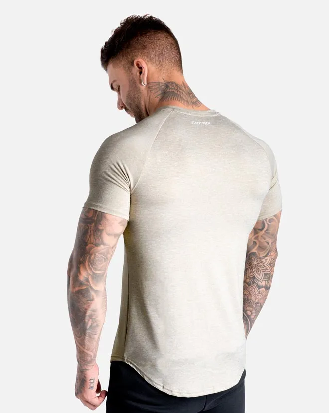 Street Tech. Tee - Beige Marl