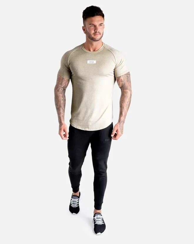 Street Tech. Tee - Beige Marl