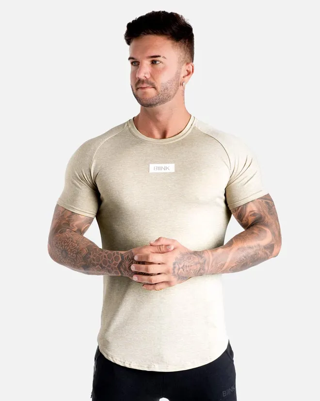 Street Tech. Tee - Beige Marl