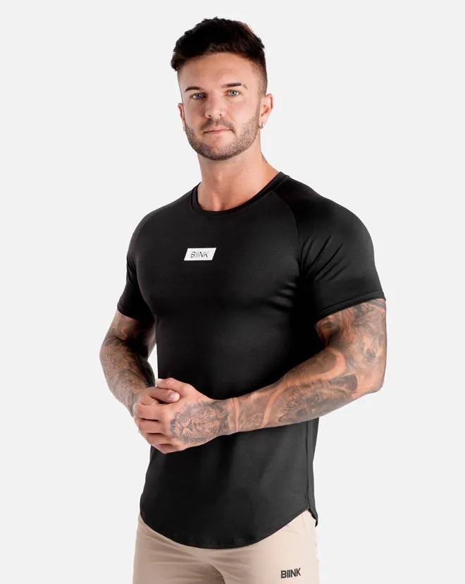 Street Tech. Tee - Black Marl