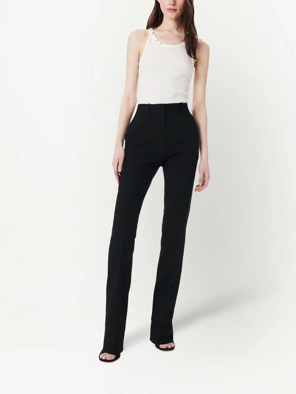 Tailored skinny-cut trousers