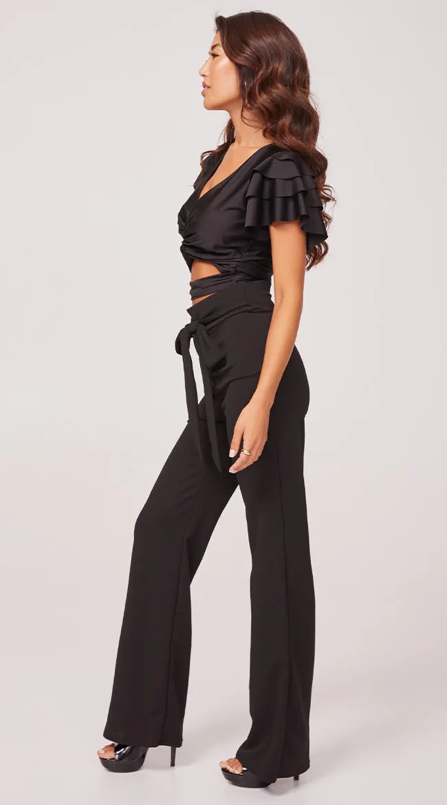 Tied and True Flared Pants