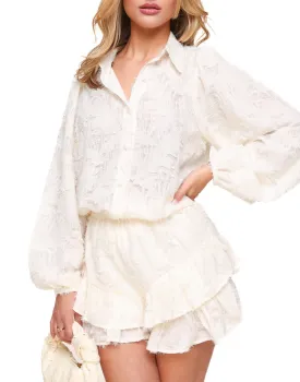 Witte Ruffel - Skort