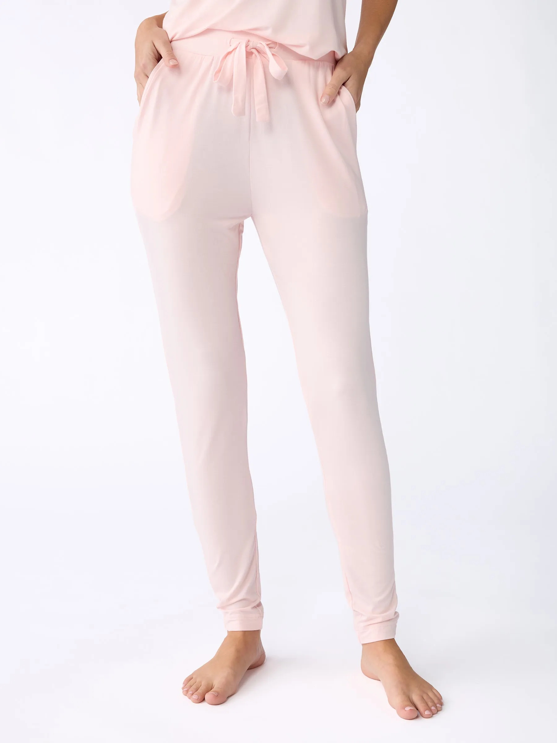 Women's Bamboo Stretch-Knit Tapered Pant