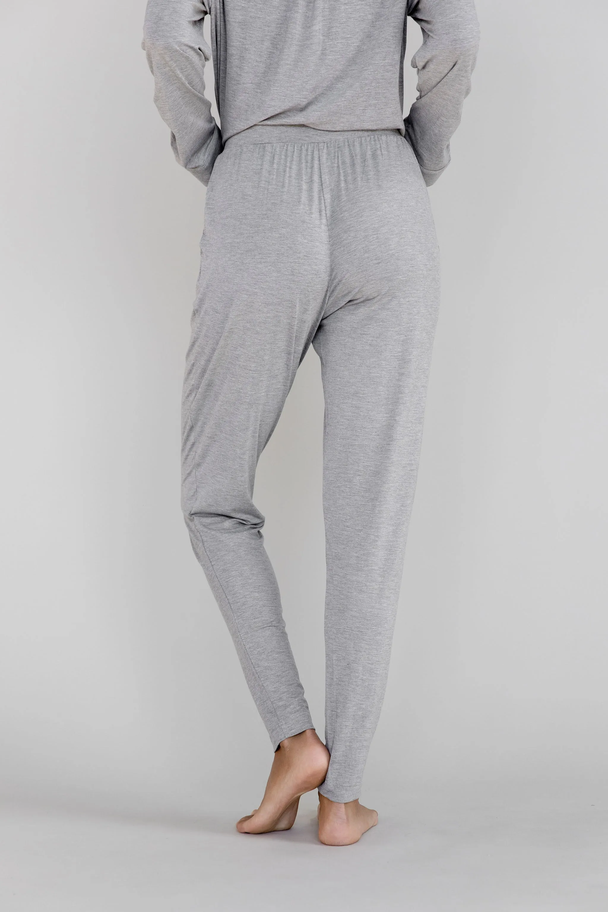 Women's Bamboo Stretch-Knit Tapered Pant