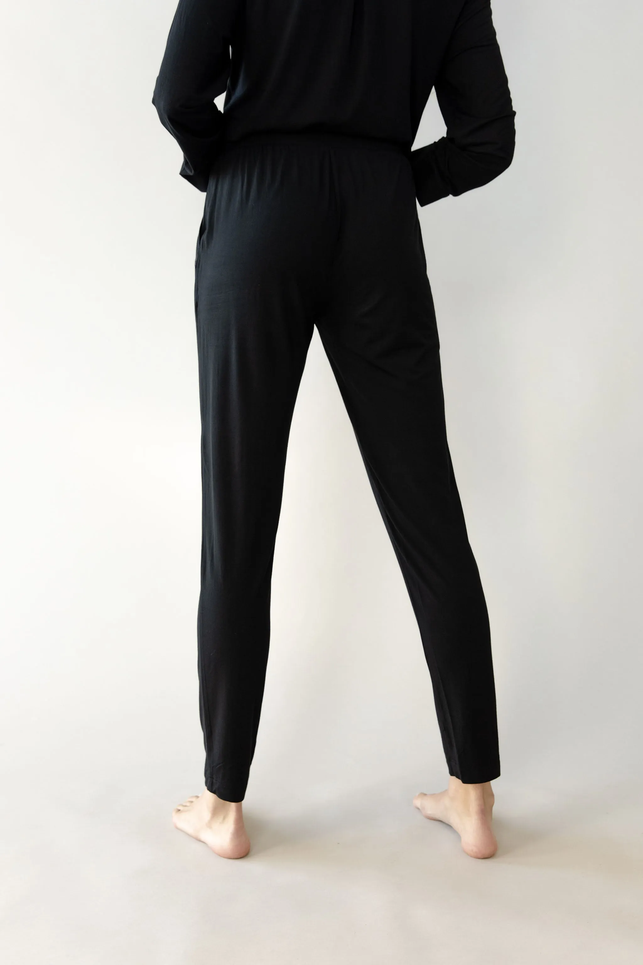 Women's Bamboo Stretch-Knit Tapered Pant
