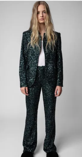 Zadig & Voltaire Pistol Trousers- peacock